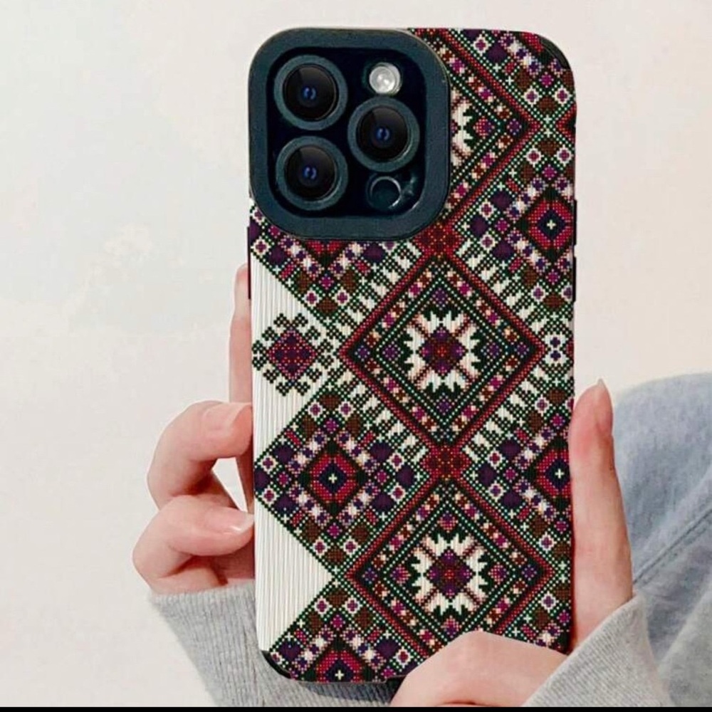 Geometric Boho Tapestry iPhone 14 Pro Max case NIP